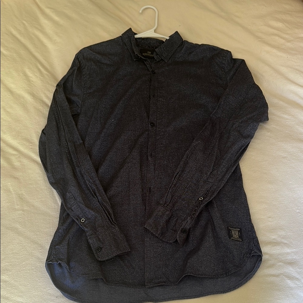 Scotch & Soda blue Button-Up Shirt